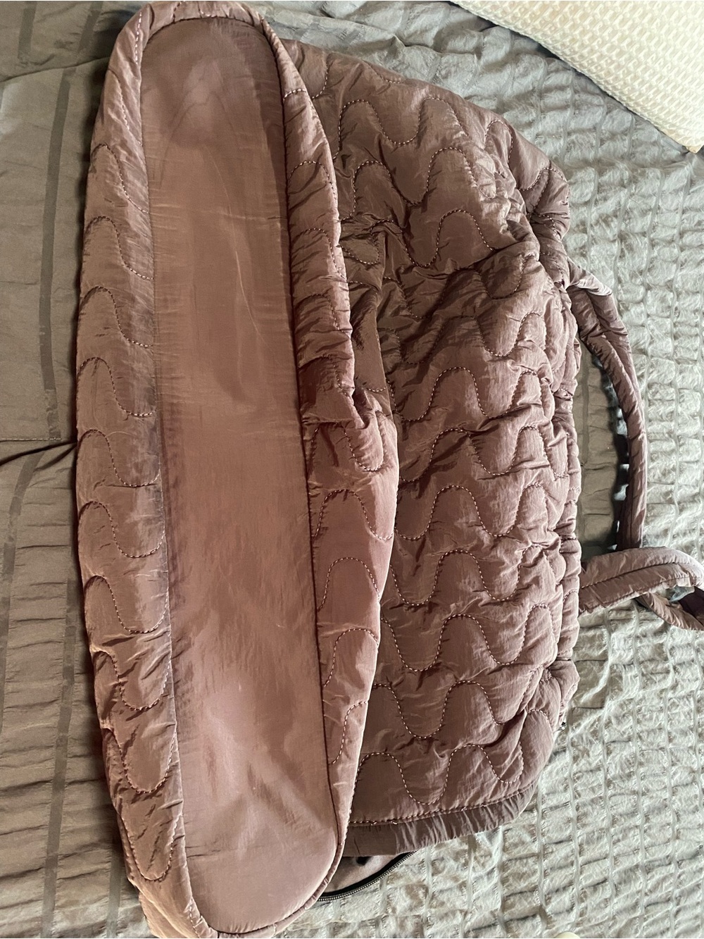 Free People Cloud 9 Tote in Gunmetal - Picture 6 of 7